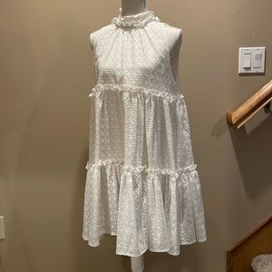 Lisa Marie Eyelet Dress sz L